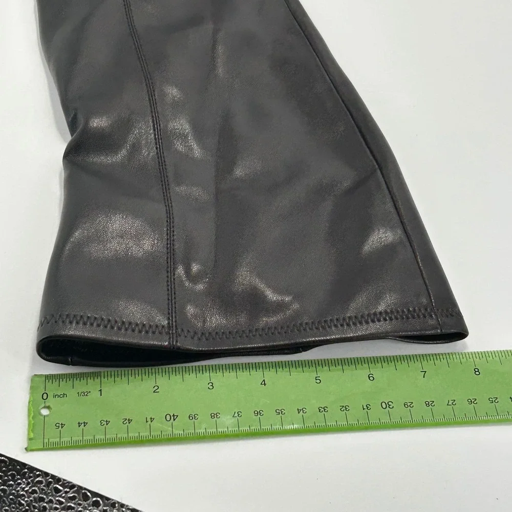 Franco Sarto Size 7.5 Black Over the Knee Boots Platform Square NEW Kelly‎ $170